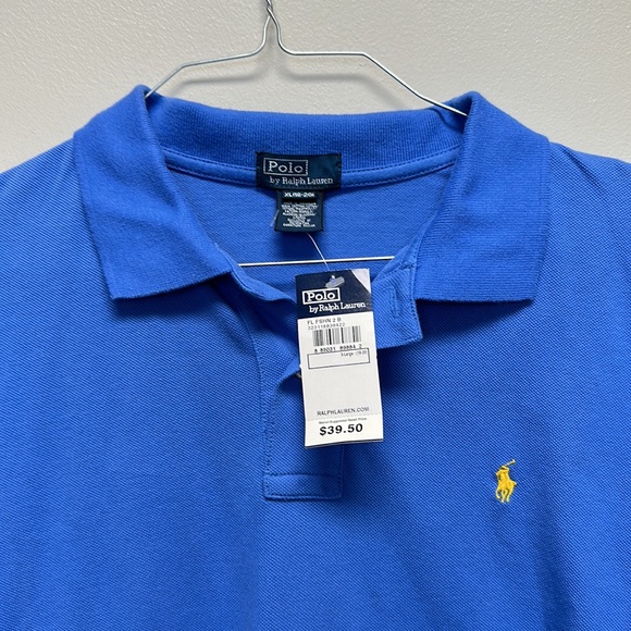 NWT Ralph Lauren Long Sleeve Blue Polo - Picture 2 of 3